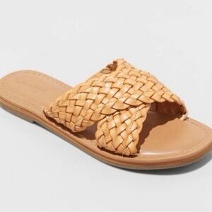 Universal Thread Brown Braided Sandals